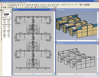 Screenshot of our Design Software